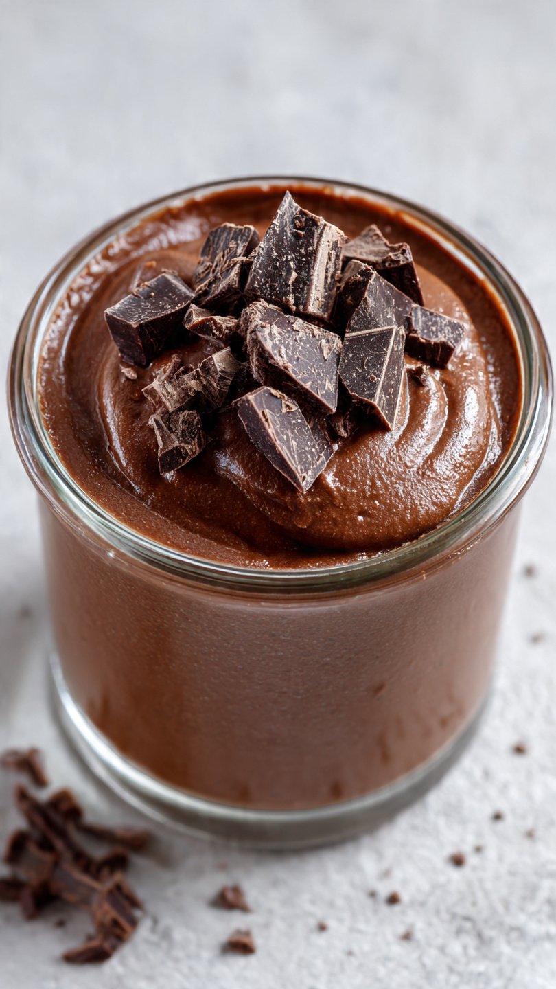 High-Protein Chocolate Pudding for Longevity (25g Protein)