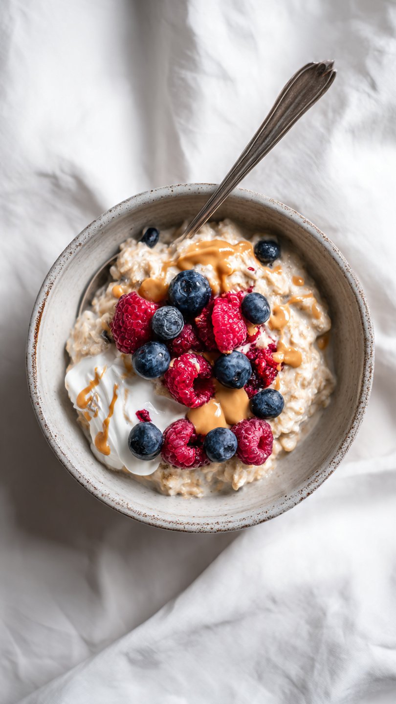 High-Protein Overnight Oats for Longevity (30g Protein)