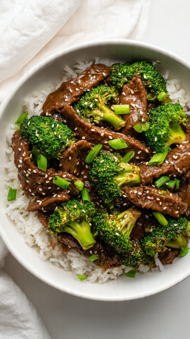 High-Protein Beef and Broccoli for Longevity (35g Protein)