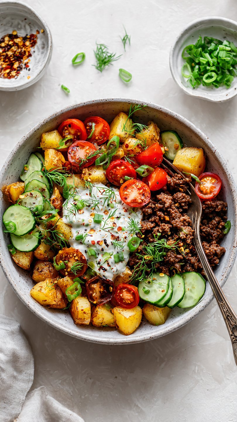 High-Protein Creamy Protein Bowl for Longevity (55g Protein)