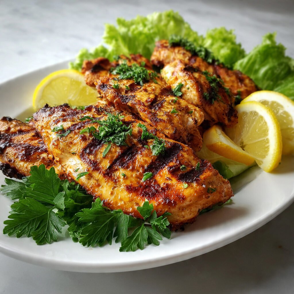 a-side-view-photograph-of-grilled-chicken-fillets-