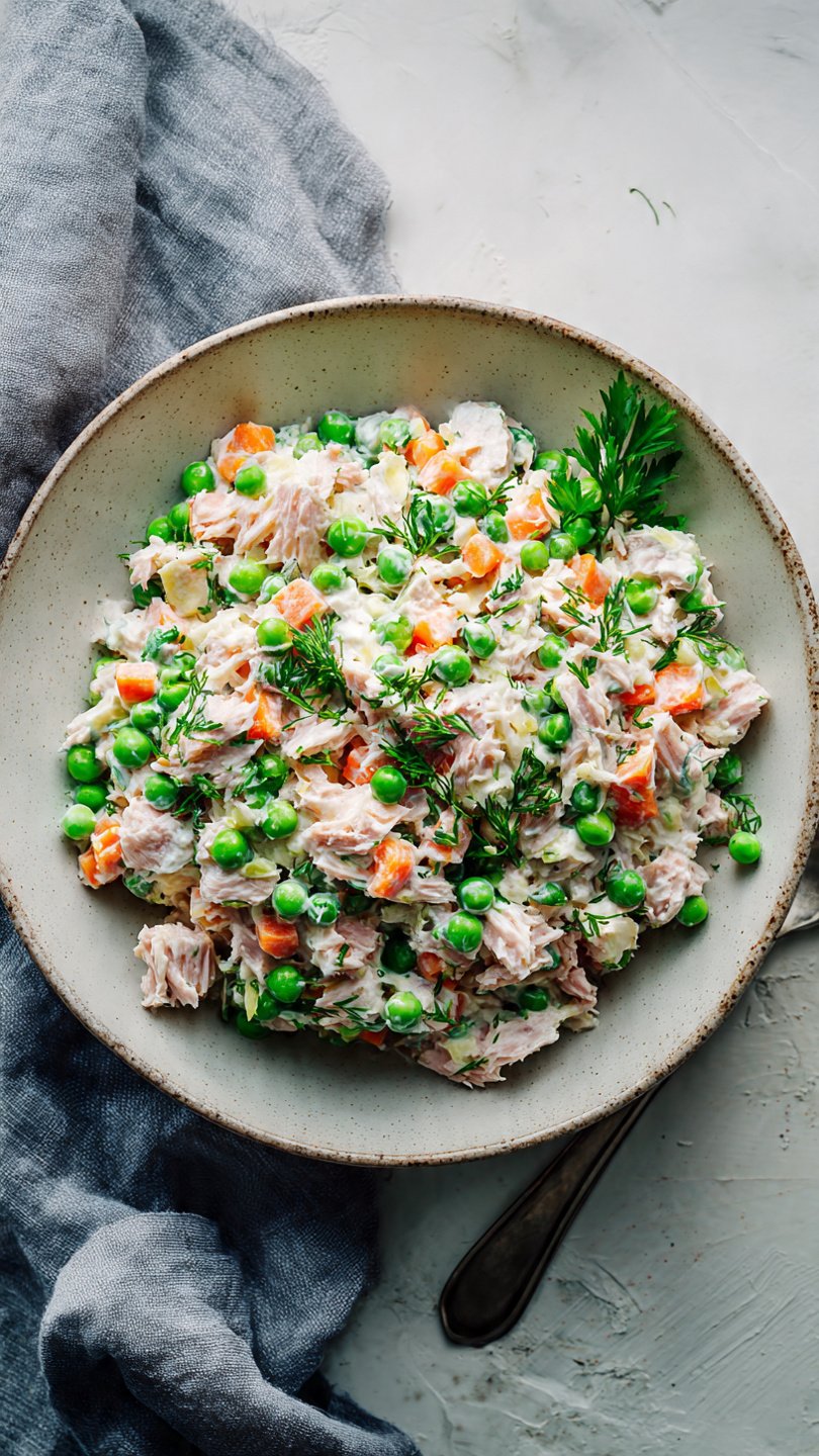 High-Protein Tuna Salad for Longevity (28g Protein)
