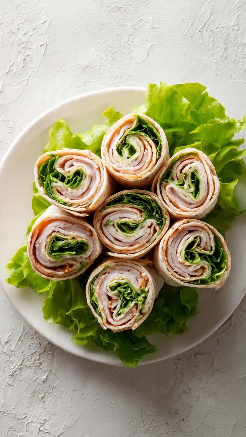 High-Protein Turkey Hummus Wrap for Longevity (25g Protein)