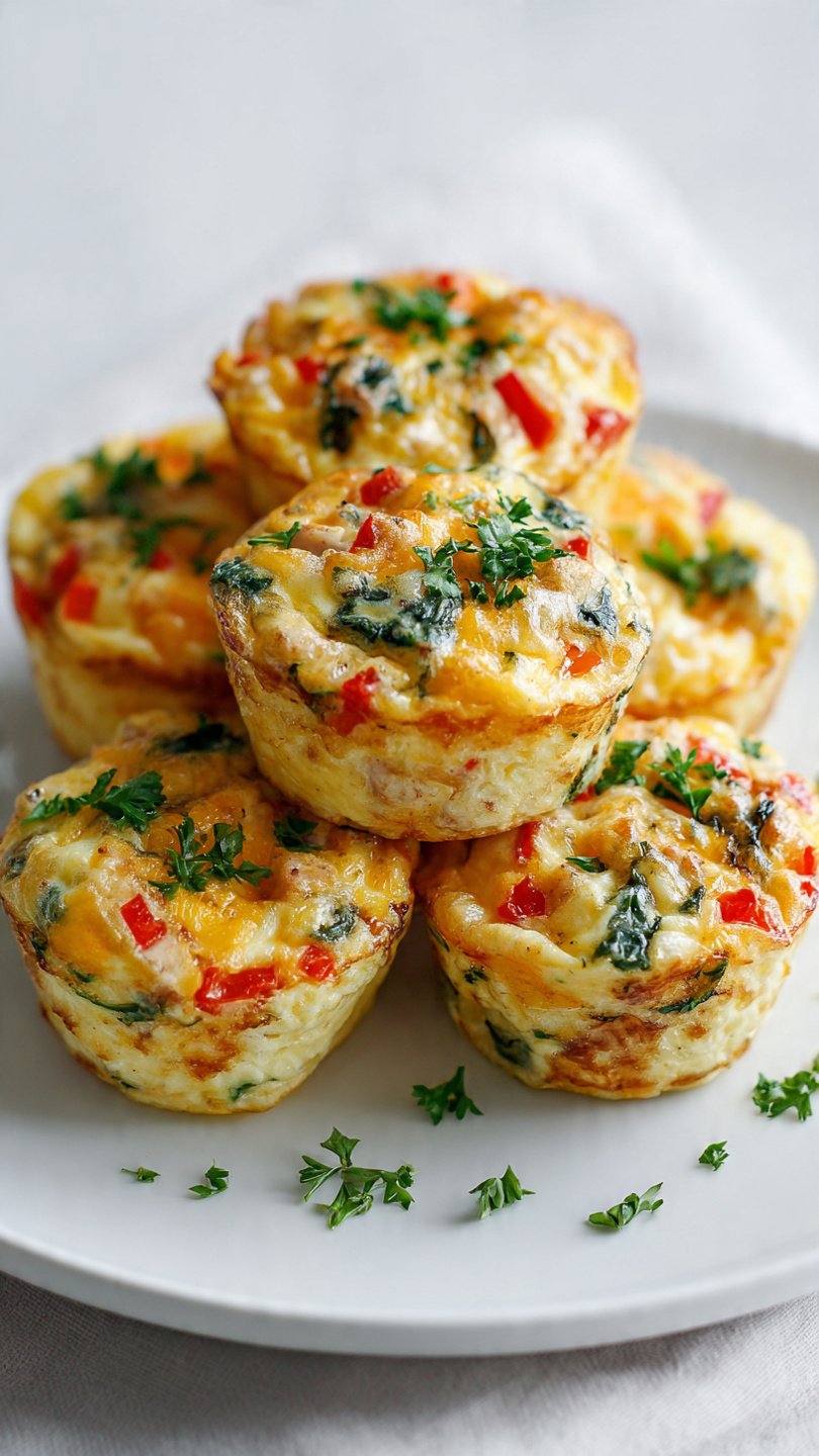 High-Protein Breakfast Egg Bites for Longevity (12g Protein)