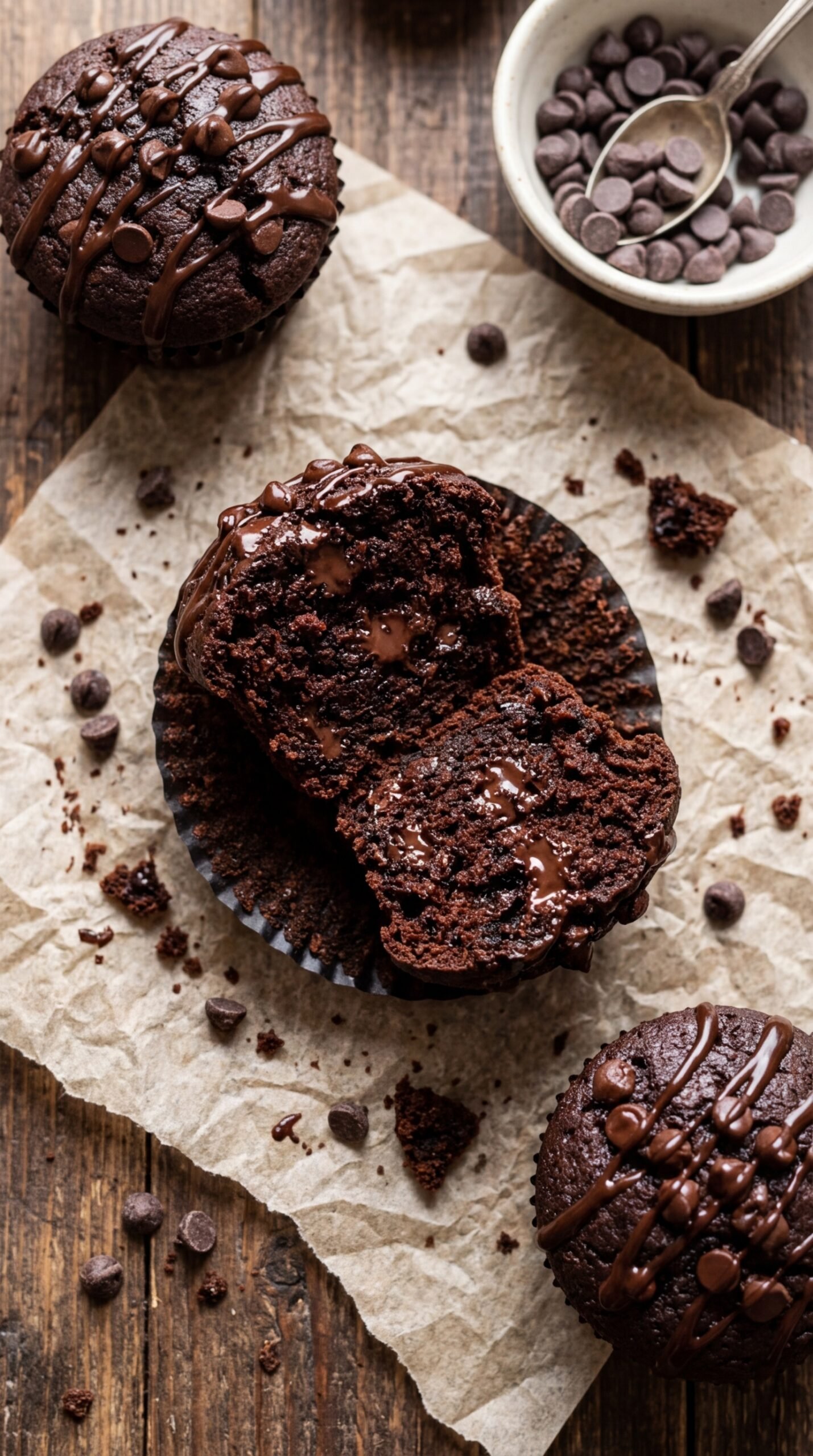 High-Protein Chocolate Muffins for Longevity (12g Protein)