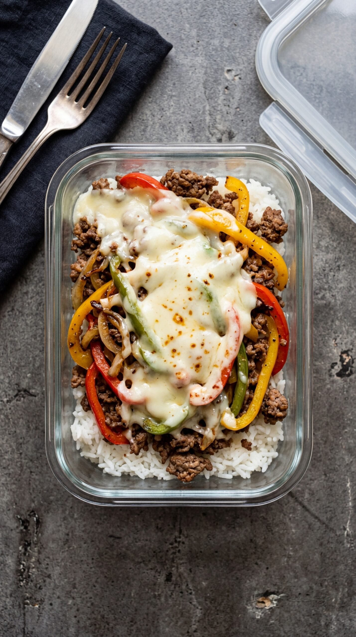 High-Protein Philly Bowl Meal Prep Recipe for Longevity (38g Protein)