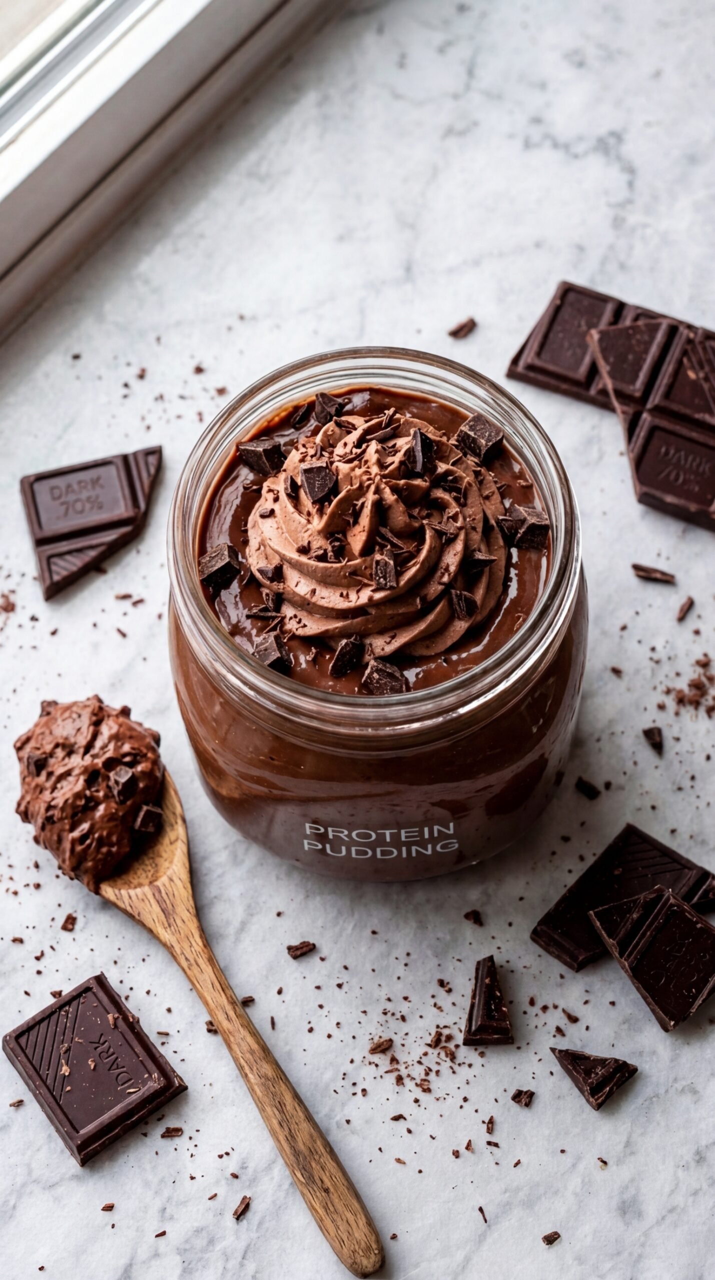 High-Protein Pudding for Longevity (55g Protein)