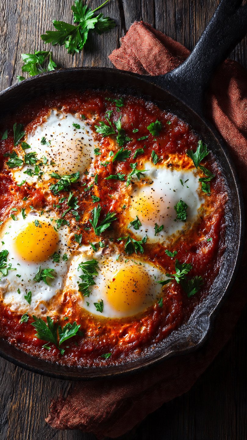High-Protein Shakshuka for Longevity (18g Protein)