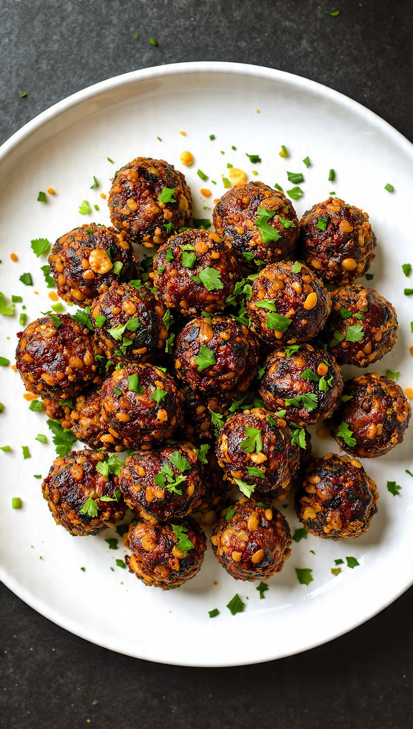 High-Protein Loma Linda Walnut & Lentil “Meatballs” for Longevity (24g Protein)