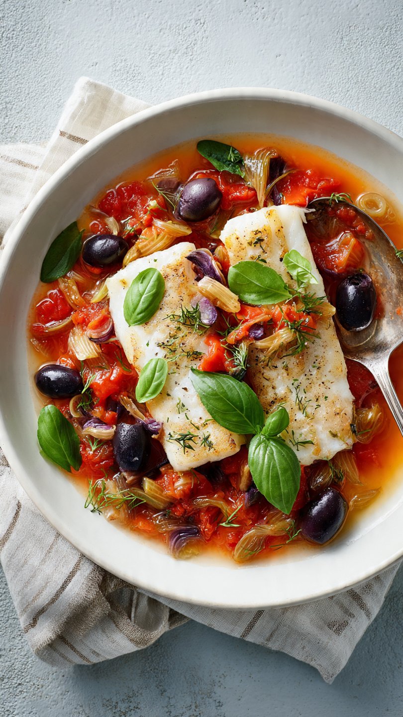 High-Protein Mediterranean Grilled Sea Bass with Fennel for Longevity (36g Protein)