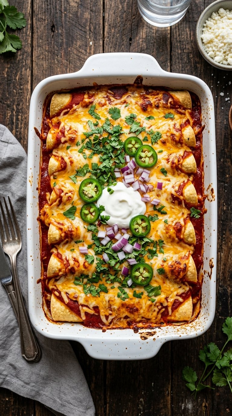 High-Protein Chicken Enchiladas for Longevity and Metabolic Health