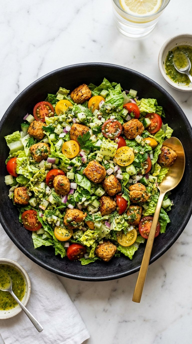 The Ultimate High-Protein Lemon Garlic Soya Chunks Salad for Longevity and Metabolic Vitality
