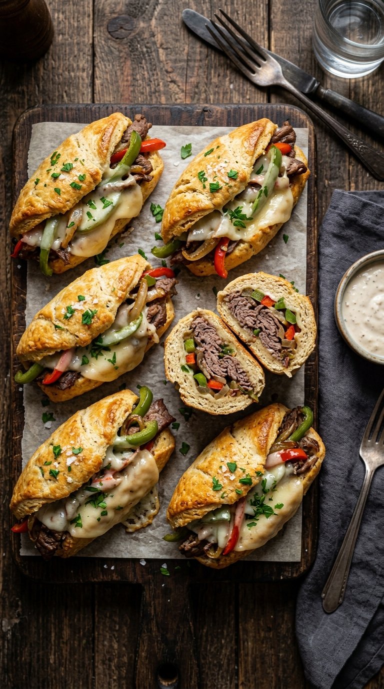 High Protein Keto Philly Cheesesteak Rolls for Longevity